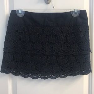 Navy Hollister Mini Skirt